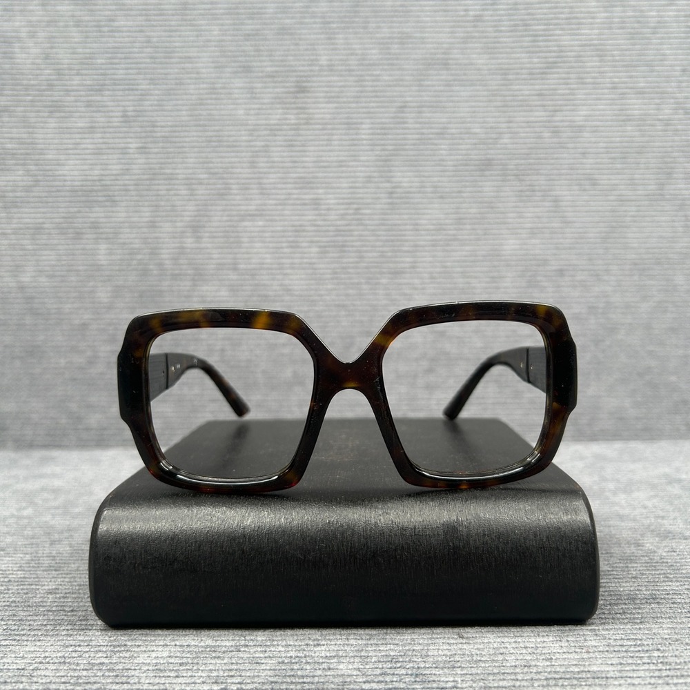 Prada Milano Oversized Square Tortoise Shell Eyeglass Frames VPR 08Y Y2k